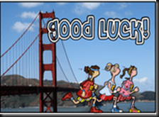 Good Luck Running Ladies