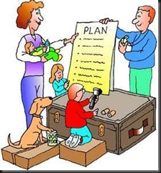 family working together