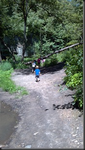 Mattessien State Park_kids on trail_Aug 2012