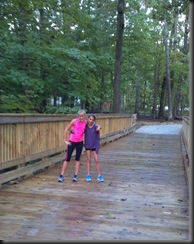 Goodenow Grove_kids hug on bridge_9-21-12