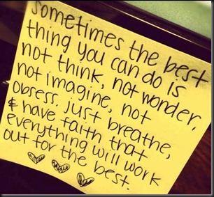 sometimes the best you can do