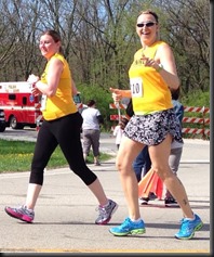 palos half 2013_ nicki & I