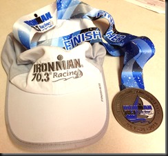 IM Racine 70.3_finisher swag