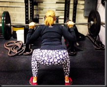 back squats 3
