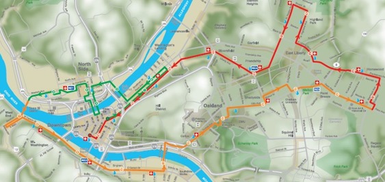 PGH Course map