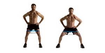 CF_Banded Walk w Squat