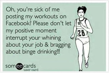 Posting Workouts on FB